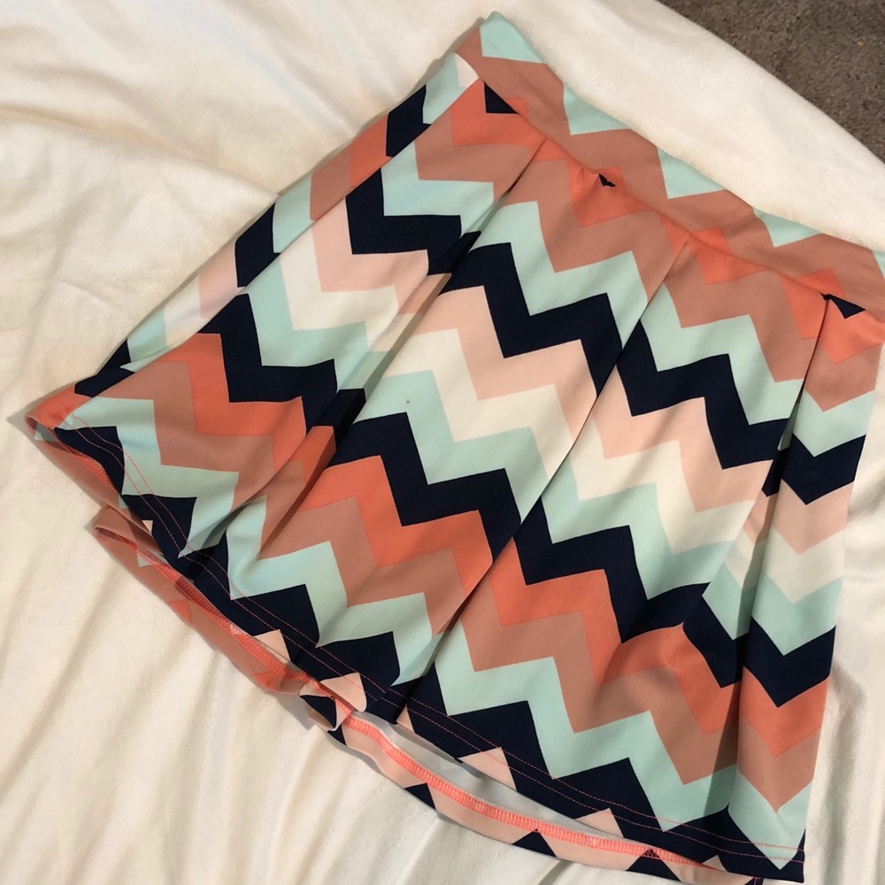 🌈Chevron Skirt